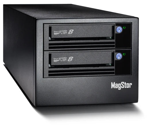 MagStor DUAL LTO8 HH SAS External Desktop Tape Drive
