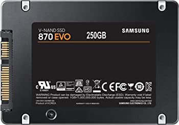 Samsung 870 EVO 250GB SATA Internal SSD Drive - MZ-77E250