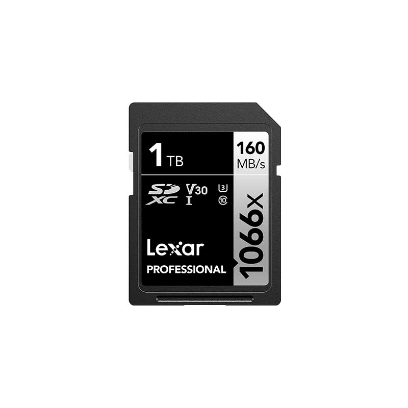 Lexar Professional SDXC Memory Card, 1066x 1TB, Class 10, UHS-I, U3