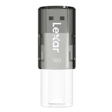 Lexar, 16GB JumpDrive, S60, USB 2.0, Flash Drive, w/ cap, White/Black
