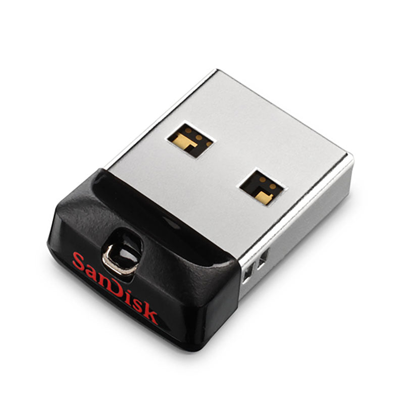 SanDisk Cruzer Fit USB Flash Drive, 64GB, SDCZ33-064G-A46, Encryption, Password, Retail Pkg