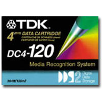 TDK DDS-4 (DC4-120) Backup Tape Cartridge (4GB/8GB)