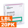 HPE LTO 6 Backup Tape (Custom Labeled x 20) LTO6