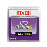 Mxell LTO 6 Ultrium Data Backup Tape Cartridge, LTO6