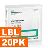 HPE LTO 9 Data Tapes Non-Custom Labeled 20 Pack, LTO9