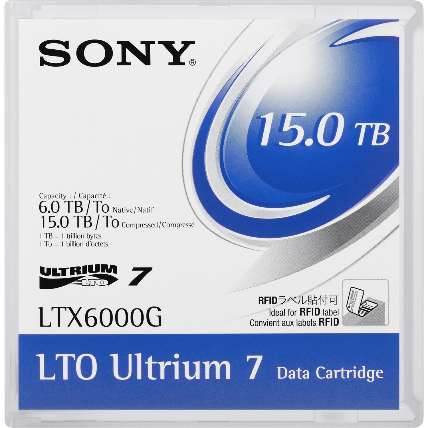 Sony LTO 7 Ultrium Data Cartridge Tape, LTX6000G