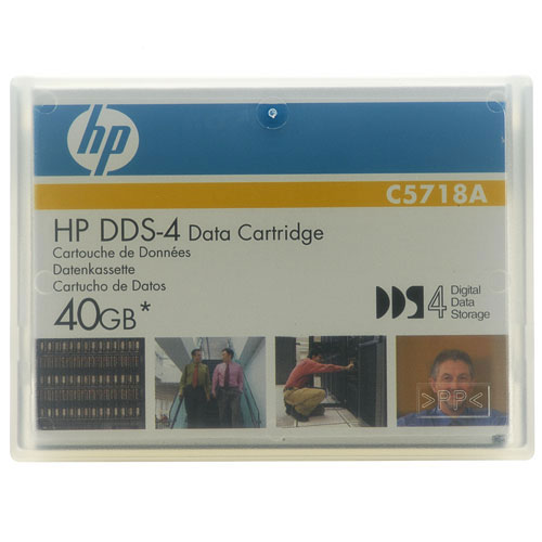 HP C5718A 4mm DDS-4 Backup Tape Cartridge (Single Pack)