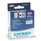 Dymo D1 Labeling Tape 1" X 23' White Tape