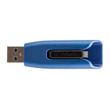 Verbatim Store 'n' Go V3 MAX USB Flash Drive, 49807, 64GB, USB 3.0, Blue