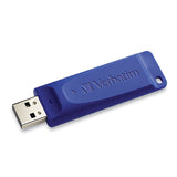 Verbatim USB Flash Drive, 97408, 32GB, USB 2.0, Blue, TAA, MICROBAN