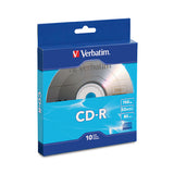 Verbatim CD-R 97955 700MB 52X Branded 10PK Bulk Box