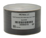 Kodak DVD-R 4.7GB 24K Gold Layered Wht IJ Hub