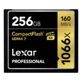 Lexar Professional CompactFlash Memory Card, 256GB, 1066x, UDMA 7
