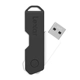 Lexar, 64GB JumpDrive, TwistTurn2, USB 2.0, Flash Drive, Black