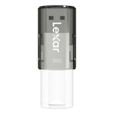 Lexar, 32GB JumpDrive, S60, USB 2.0, Flash Drive, w/ cap, White/Black