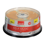 Maxell CDR-80, Recordable CD, Music, Gold 30pk Spindle