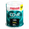 Maxell CD-R 700MB 80 min Branded 48x 100pk Spindle