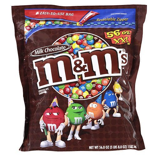 Candy M&M's Plain 62 oz. (3 lbs. 14 oz.) - Tape4Backup (K&F