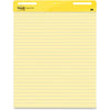 3M Post-it Ruled Easel Pad Yellow 25in x 30in