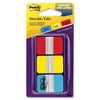 3M Post-it Durable Tabs Red Yellow Blue 1 in