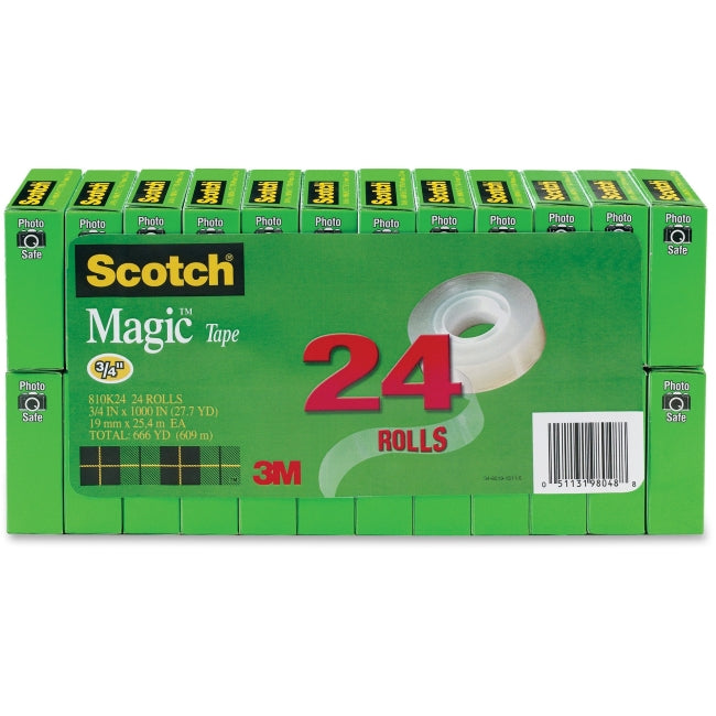 3M Scotch Magic Invisible Tape 3 4 in x