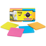 3M Post-it Super Sicky Full Adhesive Notes Asst Bright
