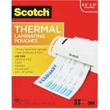 3M Scotch Thermal Pouches Letter size 3 mil thick