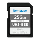 Nextorage, Memory Card, 256GB, SDXC, UHS-II SE, Max 280r MB/s, Class 10, V90