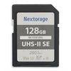Nextorage, Memory Card, 128GB, SDXC, UHS-II SE, Max 280r MB/s, Class 10, V90