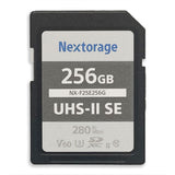 Nextorage, Memory Card, 256GB, SDXC, UHS-II Pro, Max 300r/299w MB/s, Class 10, V90