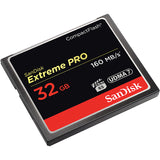 SanDisk Extreme Pro CompactFlash Memory Card, SDCFXPS-032G-A46, 32GB, 160 Mbps