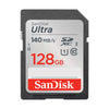 SanDisk Ultra SDXC Memory Card, 128GB, Class 10/UHS-I, 140MB/S