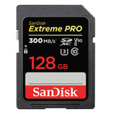SanDisk Extreme Pro, 128GB, UHS-II, V90 SDSDXDK-128G-ANCIN, C10, U3, R300/W260 MB/s