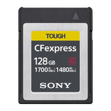 Sony CFexpress Card, 128GB, TOUGH, CEB-G SERIES, Type B memory card
