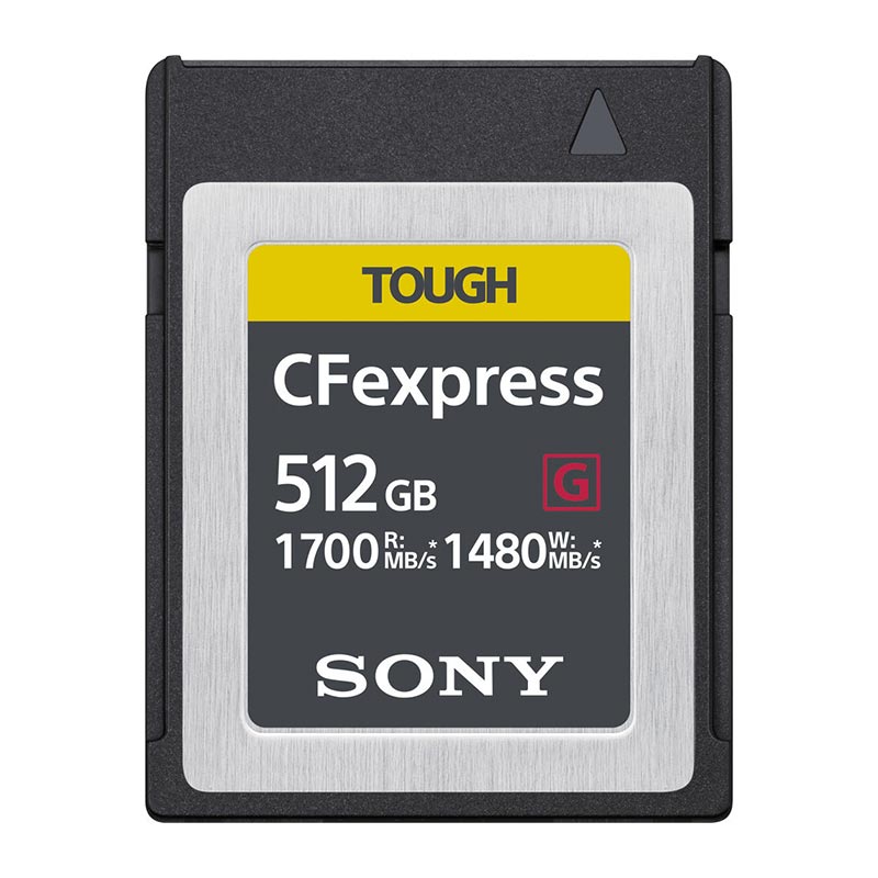Sony CFexpress Card, 512GB, TOUGH, CEB-G SERIES, , Type B memory card