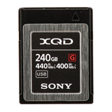 Sony Memory Card, XQD G Series, QD-G240F 240GB, 440Mb/s read, 400MB/s Write