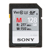 Sony Memory Card, 128GB, SFM128/T2 Video Class V60, SDXC UHS-II U3, Class10