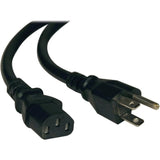 Tripp Lite  Computer Power Cord  10A  18AWG  125V  NEMA 5-15P to IEC-320-C13  15FT