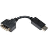 Tripp Lite Cable Adapter DisplayPort to DVI DisplayPort-Male to