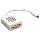 Tripp Lite Cable Adapter Mini DisplayPort to DVI M/F 1920x1200/1080P PnP For Mac/PC 6IN