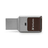 Verbatim, Fingerprint Secure USB Flash Drive 64 GB, USB 3.0, Silver, TAA