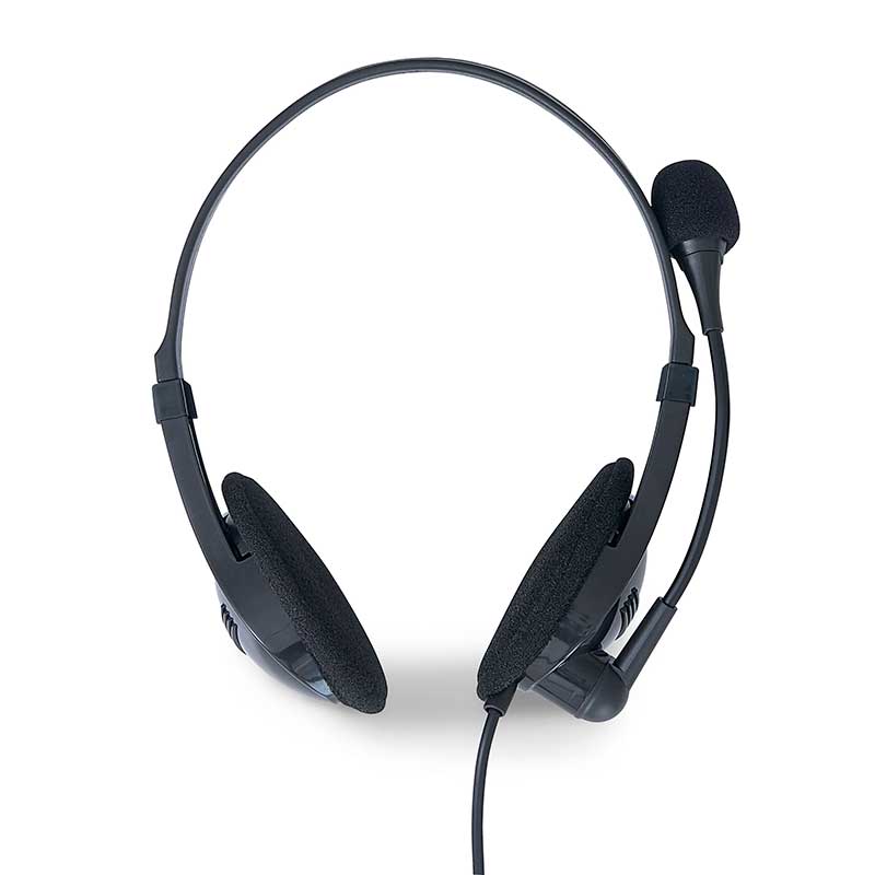 Verbatim Stereo Headset with Microphone In-Line Remote