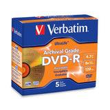Verbatim DVD-R 96320 4.7GB 16X UltraLife Gold Archival Grade