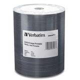 Verbatim DVD-R 97016 4.7GB 16X DataLifePlus White Inkjet 100PK Tape Wrap