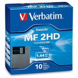 Verbatim 3.5 inch Diskette 87410 DataLife IBM Formatted 2.0MB