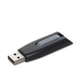 Verbatim Store 'n' Go V3 Flash Drive, 49173, 32GB, USB 3.0, Gray