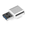 Verbatim Store 'n' Go Mini Metal USB Flash Drive, 49841, 64GB, USB 3.0, Brushed Silver