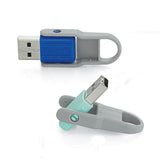 Verbatim Store 'n' Flip USB Flash Drive, 70061, 32GB, Blue, Mint, 2PK Password Protection, TAA