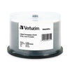 Verbatim CD-R 94755 700MB 52X White Inkjet Printable 50PK Spindle