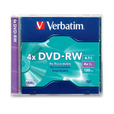 Verbatim DVD-RW 94836 4.7GB 4X Branded TAA